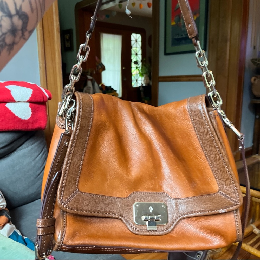 Cole Haan Brown Leather Shoulder Bag